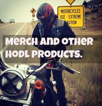 HODL Throttle Merch for Motorcycle